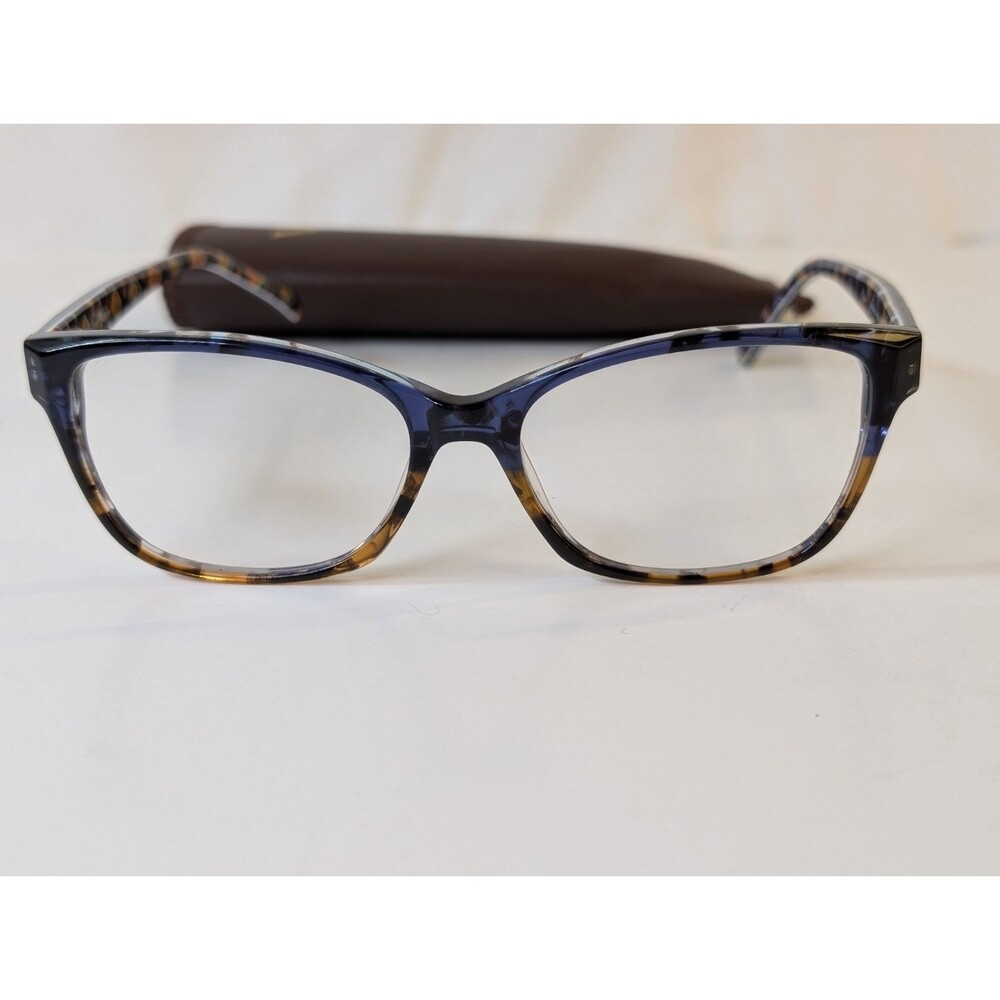 Vera Bradley Devin MMD Eyeglasses Frame Mini Medallions Blue Tortoise 53-16-140